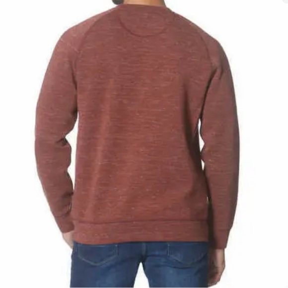 Mens dark red sweater. Thick and perfect for layering - Picture 2 of 8